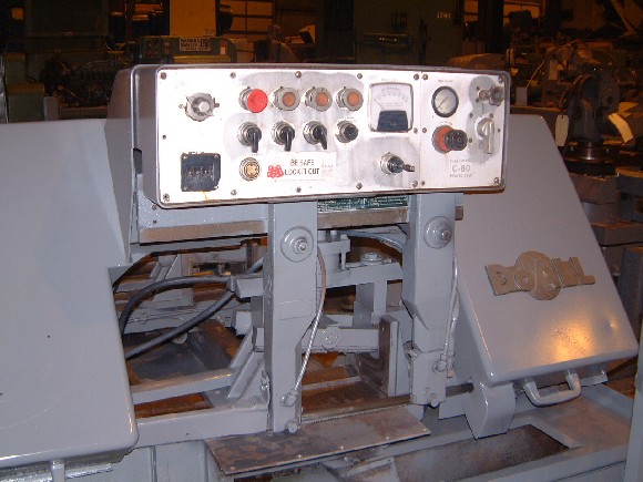 12" x 16" DoAll C-80, 16" WHL DIA., BLADE 1" x 144" x .035", 1973, MULTI STROKE HYD BAR FEED W/COUNTER