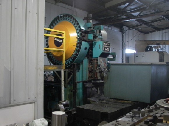 MAZAK POWER CENTER H-20, FANUC 6M CTRL W/5 DEG. INDEXING, 43.3" x 33.5" x 29.5" TRVLS, CAT 50, 400 IPM