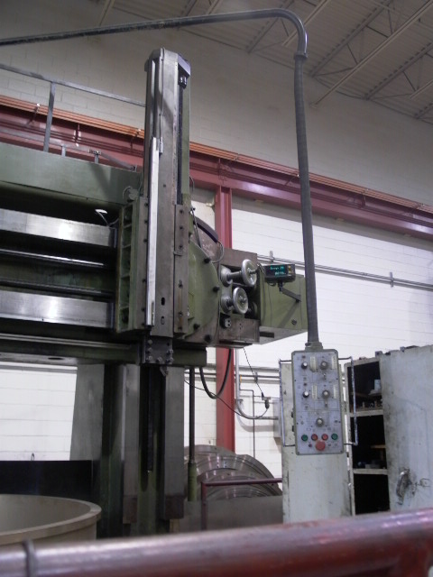 110" STANKO MDL 1532, 124" PART SIZE, 63" HGHT OF WORKPIECE, 2 RAMS, FLUSH FLR MOUNT