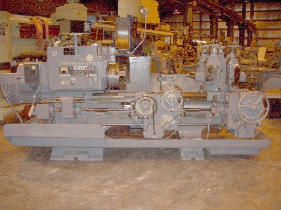 NO. 2A WARNER & SWASEY M3470, 20" SWOB, 16.75" SWOC, 1117 RPM, 15" 3-JAW, 30 HP, 3-AXIS DRO, 4 WAY