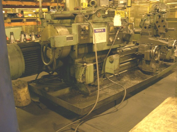 NO. 3A WARNER & SWASEY M3500, 23.5" SWOB, 18" SWOCS, 43" TURNING LGNTH, 851 RPM, 21" 3-JAW, 3-AXIS DRO