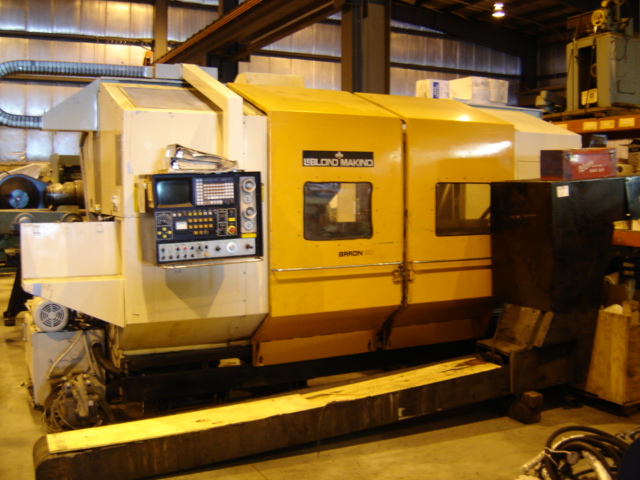 LEBLOND BARON 60, 30" SWING, 72" CNTR, 15" CUSHMAN CHK, 60 HP, 4.6" HOLE, 4 MT TAPER, GE 1050 CNC CTRL, 1984