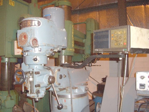 NO. 3VSM572 ACER, 9" x 42" TBL, 30"-X, 12"-Y, 5" QUILL, 3 HP, 4200 RPM VARI SPD, 2 AXIS MITUTOYO DRO, 1990
