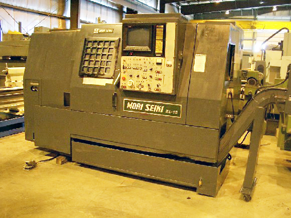 MORI SEIKI ZL-15, 4-AXIS, FANUC 11TT CTRL, 18.9" SW,  23.4" CNTRS, 1989, 7" 3-JAW CHK, TAILSTOCK