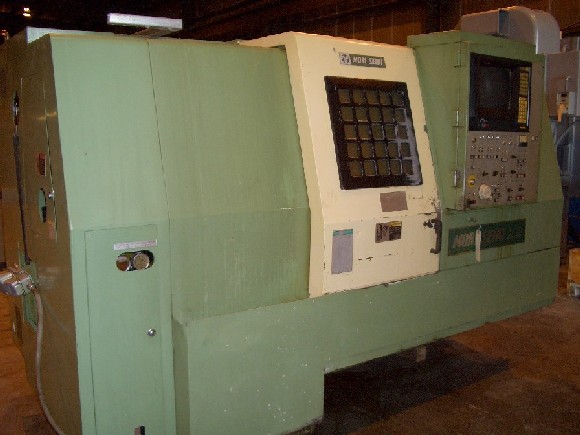 MORI SEIKI ZL-15, 4-AXIS, FANUC 11TT CTRL, 18.9" SW,  23.4" CNTRS, 1989, 7" 3-JAW CHK, TAILSTOCK
