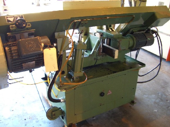 9" x 12" ENCO BS-12A, AUTO FEED, 1" BLADE, 3 HP, 18" BLADE DIA., 1995