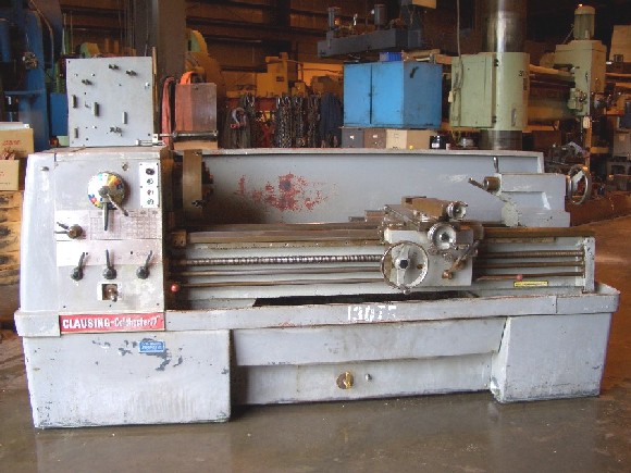 17" x 60" CLAUSING COLCHESTER, 3" BORE, 1600 RPM, 10 HP, 14" 3-JAW, IN/MM, TAPER ATTACH, 1970