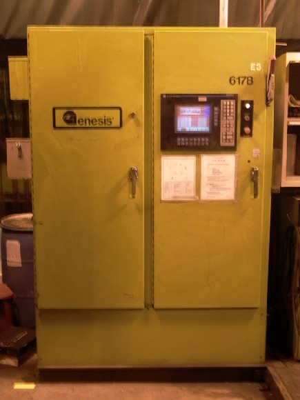 GENESIS, 1990, 2 GMF ARCMATE ROBOTS, 6-AXIS, BREAKAWAY TORCHES, GUARDING
