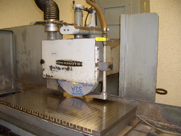 16" x 32" OKAMOTO #1632N, 5 HP, 17.3" CROSS TRVL, 37.4" LONG. TRVL, 12"/14" WHL'S