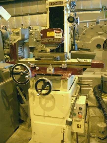 6" x 12" CHEVALIER MDL FSG-612, 1 HP, KANETSY PERM MAG CHK, 1 SHOT LUBE, 1988