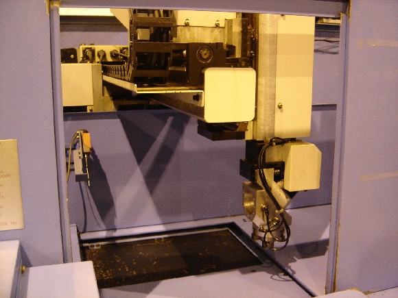MICROSTAR TNC-L02-NCL, 7.08" SWOB, 9.84"-X, 9.84"-Z, 8,000 RPM, 1.33" HOLE,FANUC 21T CTRL, AUTOLUBE