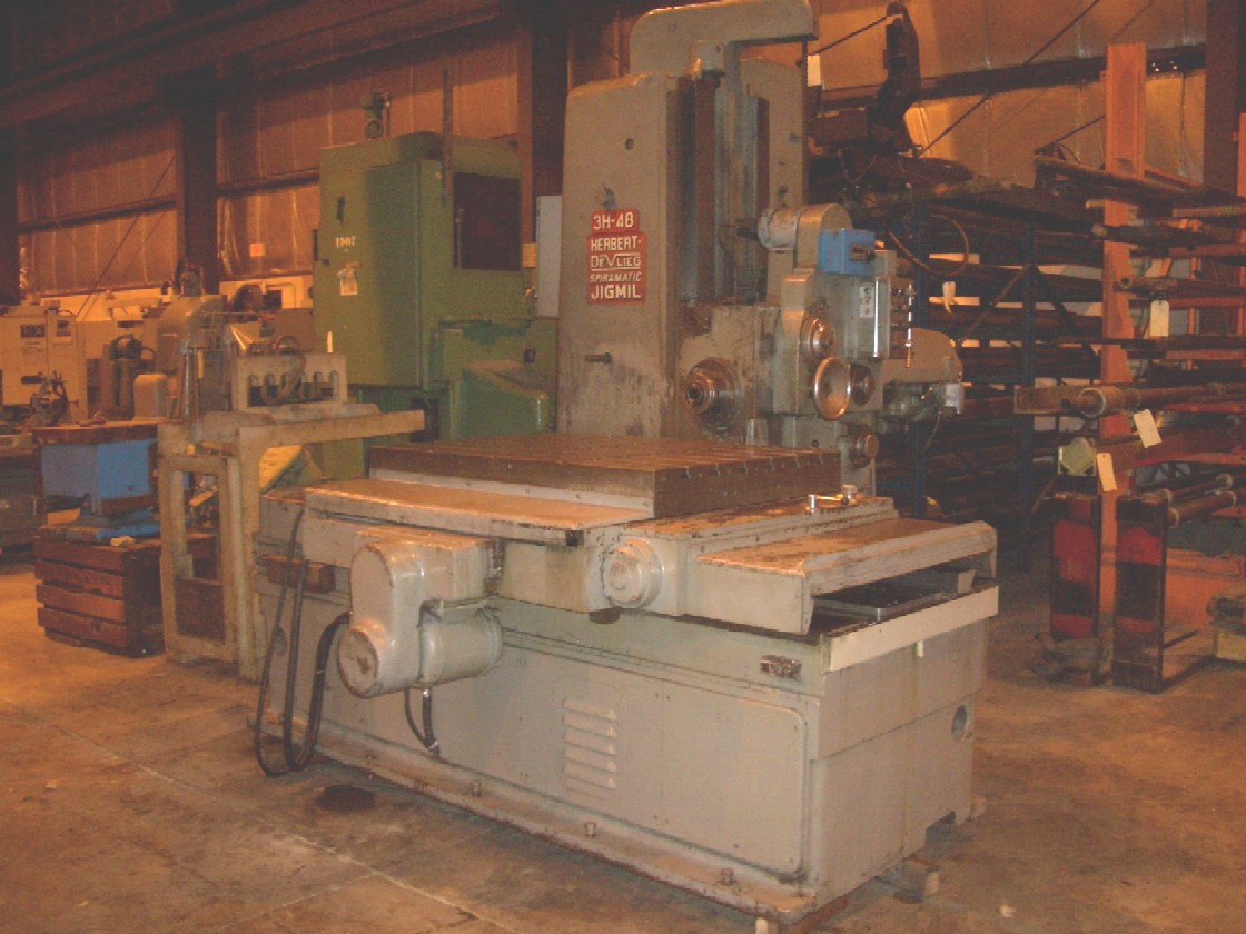 3" DEVLIEG 3H-48, 48" x 35" TBL, CAT 40, 7.5 HP, 16" SPNDL TRVL,  48" CROSS TRVL, 36" VERT. TRVL,