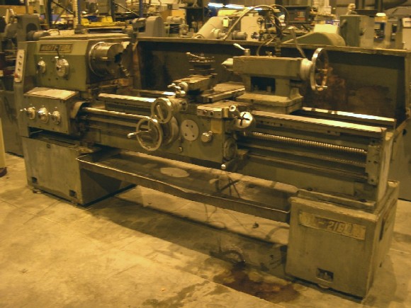 21" x 60" MIGHTY TURN #ML2160GL, 3.25" BORE, 1600 RPM, 15 HP, INCH/METRIC, STEADY REST