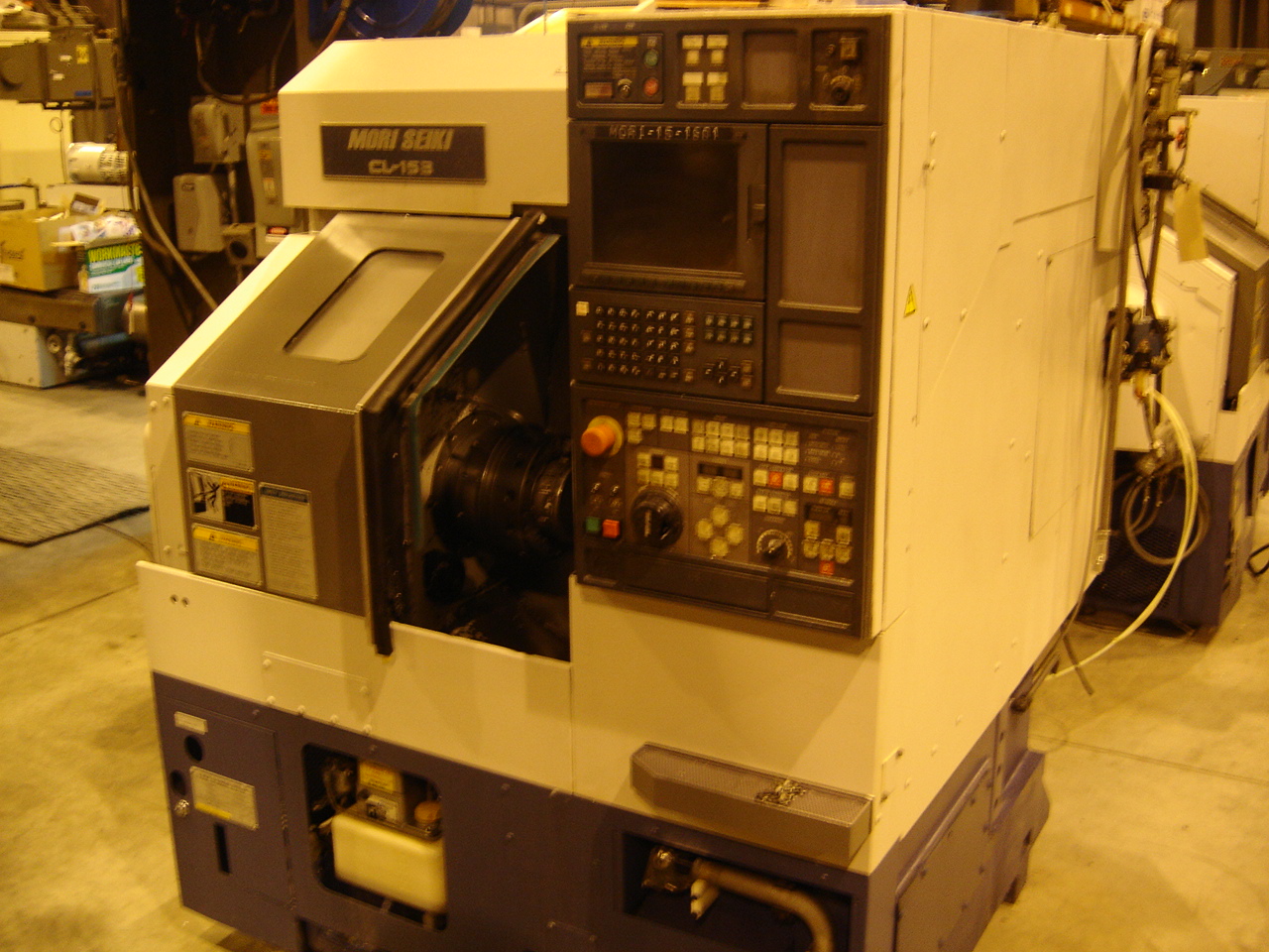 MORI SEIKI CL-153, MSG-803 CTRL, 20.28" SW, 1.69" HOLE, 9.25"-X, 12.20"-Z, 6,000 RPM, 1999