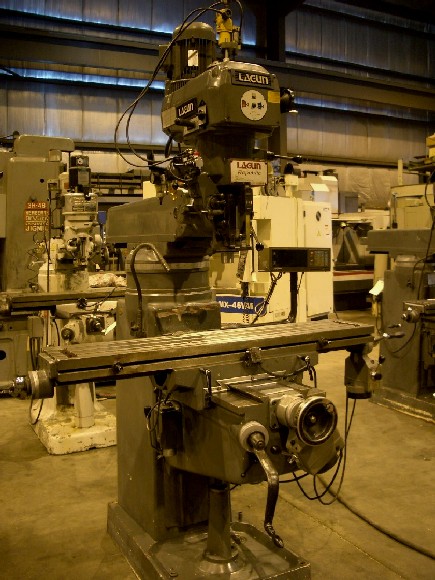 LAGUN FTV-2, 50" x 10" TBL, 3 HP, R-8 TAPER, 4250 RPM, 33"-X, 16"-Y, 16" KNEE, 5" QUILL, SONY 2-AXIS DRO