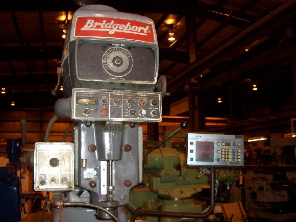 BRIDGEPORT SERIES II, 11" x 58" TBL, 30"-X, 15"-Y, 16" KNEE, 4 HP, 3500 RPM, 2-AXIS SONY DRO