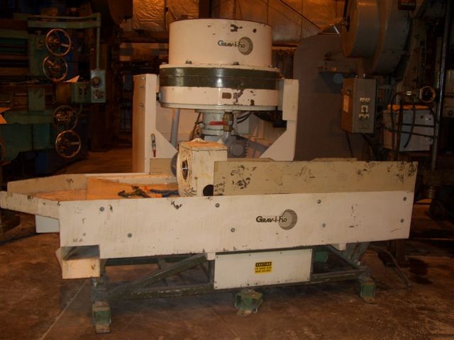 GRAV-I-FLO MDL RF-170, 5 CU. FT. CAP., WET PROCESS, HIGH SPEED CENTRIFUGAL DISC TYPE W/MECHANICAL SEPERATOR