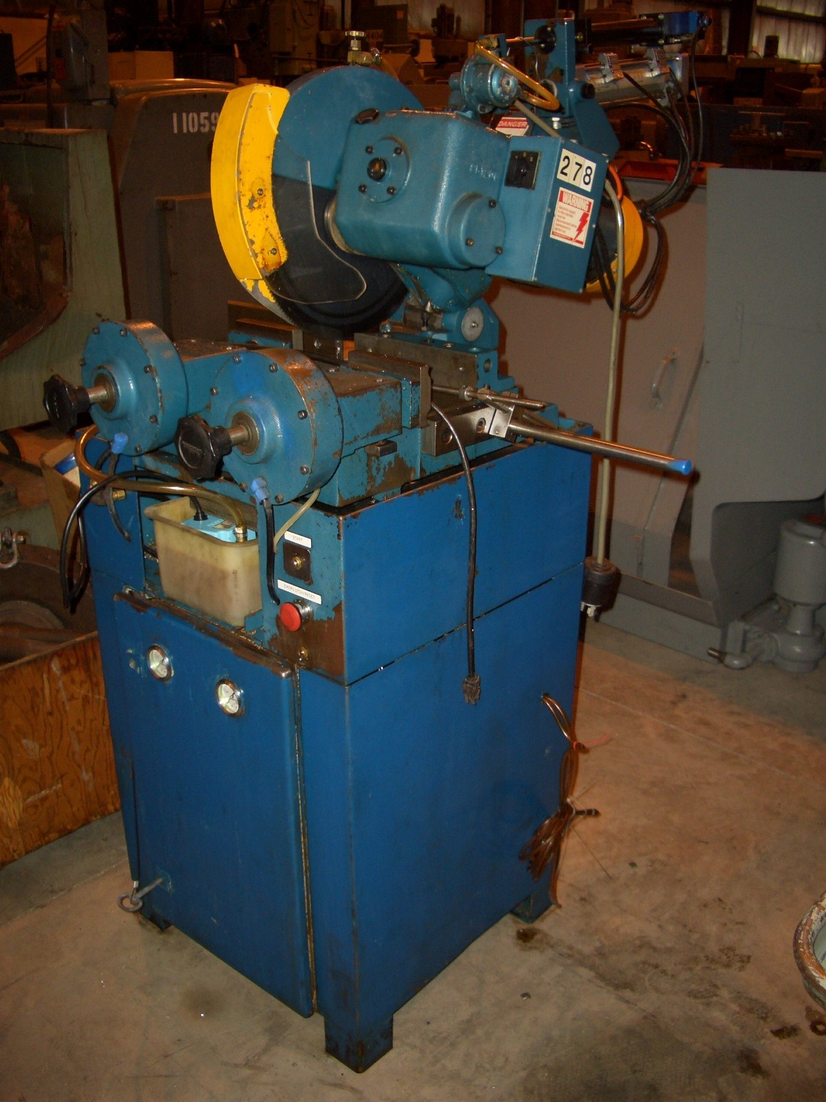 4" BROBO WALDOWN MDL SA35, 14" BLADE, 42/85 RPM DUAL SPEED, MITERING, PNEUMATIC BLADE FEED