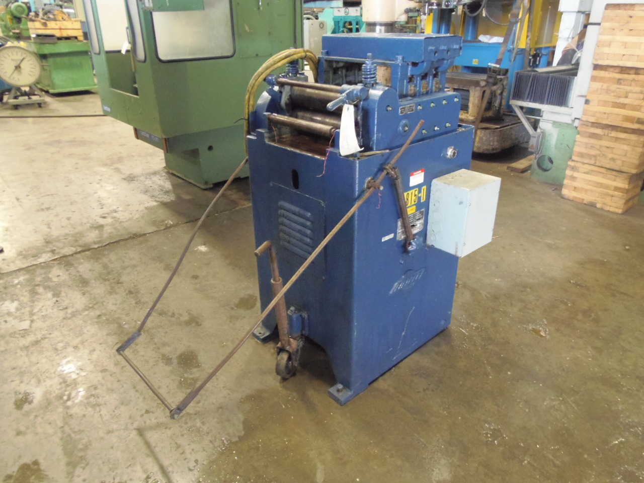 .050" x 12" LITTELL #312-7PDL, 7 ROLLERS, 3" DIA., 10-60 FPM VARIABLE, 1970