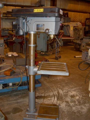 20" WILTON MDL 2550, 2.25" QUILL DIA., 4.75" SPDL TRVL, 4200 RPM, 18" x 16" TBL, 1993