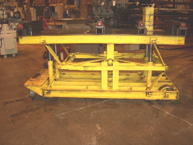 SCISSOR LIFT, WELD-BILT 10,000 LB CAP.,  36" x 96" PLATFORM, FOOT PUMP