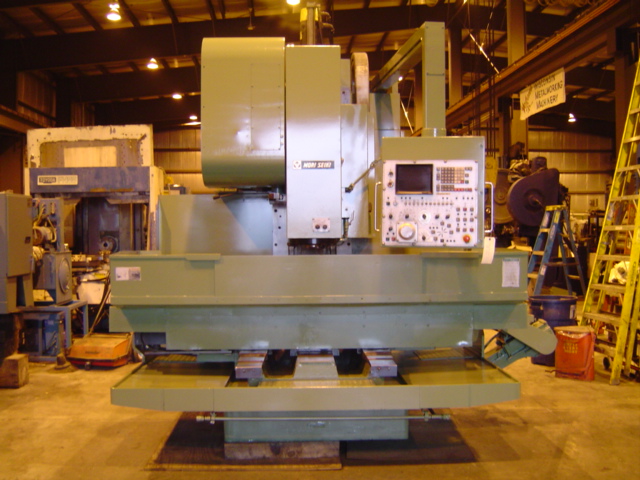 MORI SEIKI MV50, 21.5" x 55" TBL, 40"-X, 21.5"-Y, 21.5"-Z, 24 ATC 50 TAPER, FANUC 6M CTRL, 1983