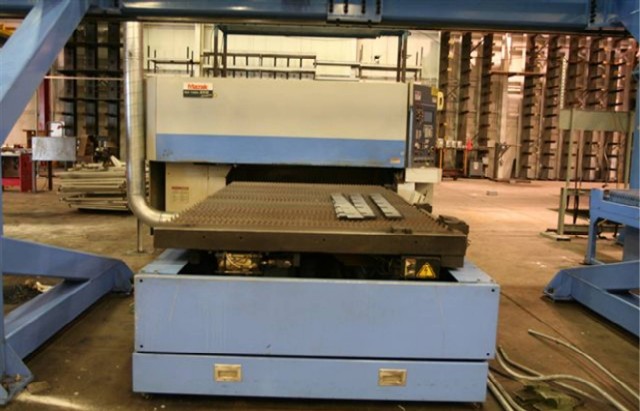 MAZAK NTX-510, 1500 WATTS, 5' x 10' TBL, 945 IPM, 127.36"-X, 60.8"-Y, MAZATROL CTRL, LOAD/UNLOAD SYSTEM