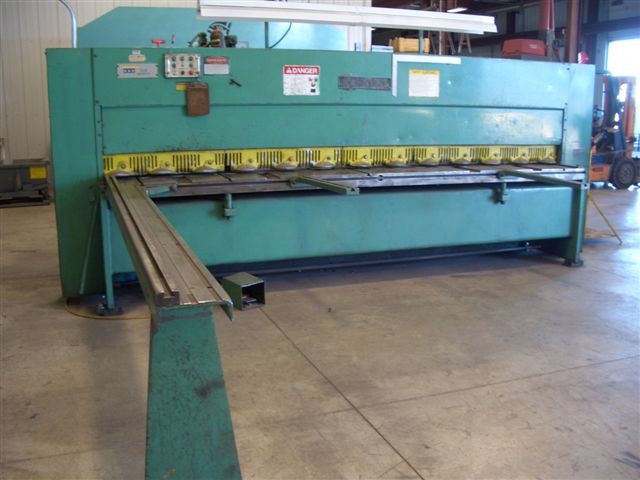1/4" x 12' CINCINNATI CENTURY 2H12,  14 SPM, 15 HP, 9' SQ ARM, 36" FOPBG, 1977