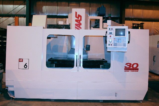HAAS VF-6/50, 64" x 28" TBL, 64" x 32" x 30" TRVLS, 5000 RPM, HAAS CTRL, THRU-SPINDLE