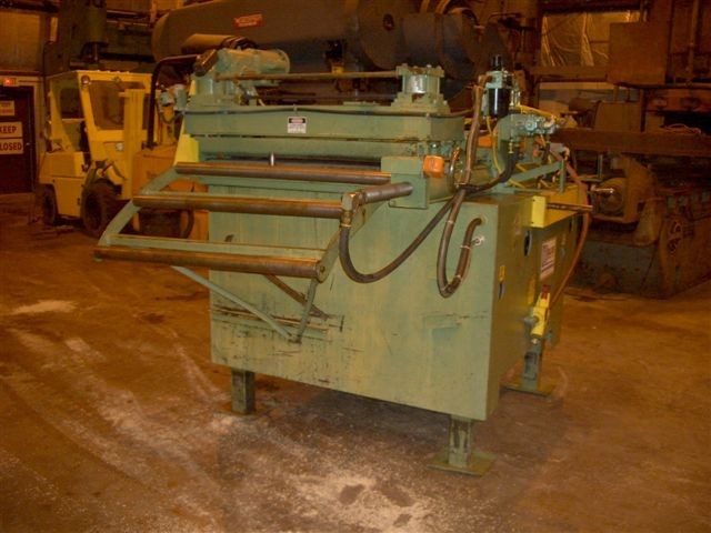 42" x .125 DALLAS D5000, 24" STROKE, 1996, 5 ROLL PULL THRU STRAIGHTENER