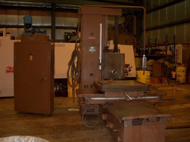 3" WOTAN,  32" x 39" TBL, 10 HP, ROTARY TBL, PENDANT CTRL, 3" SPDL DIA., INCH THREADING