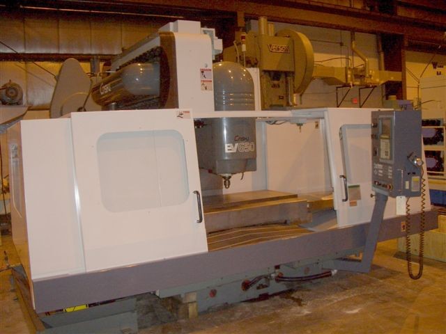 ENSHU EV650,  25" x 78" TBL, 63" - X, 25.6" - Y, 26" - Z, 30 ATC, CAT 50, 6,000 RPM, 20 HP, 99/2000