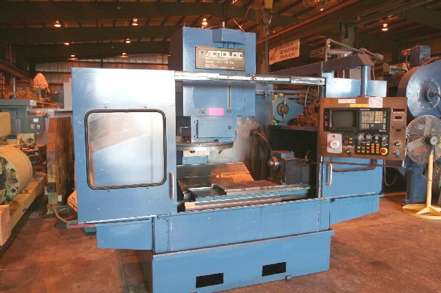 acroloc af15-32 vmc, fanuc 11m, acroloc air indexor, 16 X 32 travels, 15 atc