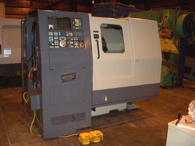 HARDINGE CONQUEST 42 WITH LIVE TOOLING, SUBSPINDLE, SMW HYDRAULIC BARFEED