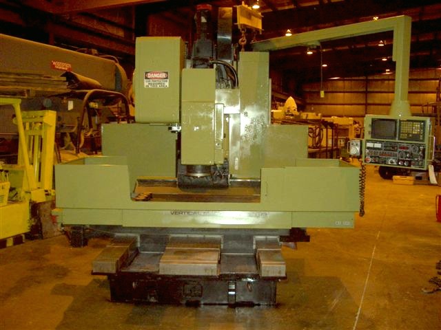 ENSHU EV-650, 63" x 26" TBL, 51"-X, 26"-Y, 22"-Z, CAT 50, 4000 RPM, FANUC 11M CTRL, 4TH AXIS INTERFACE, 1986