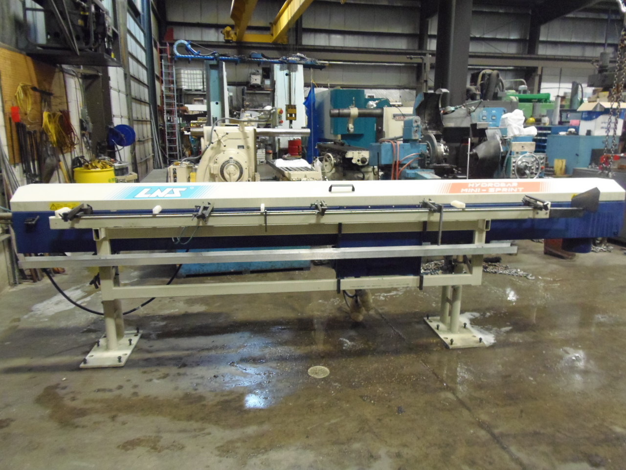 LNS MINI SPRINT S2/20, 12' BAR LGTH, 11'8" LINEAR MAG. CAP., HAND HELD REMOTE, PUSHER RODS, 1995