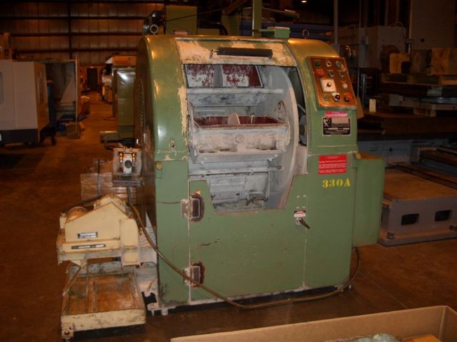 TIMESAVER HZ160, (4) 1.50 CU. FT. EA. BARRELS, 10 HP, FINISH CYCLE BUZZER, PSA-H7 PARTS CONVEYOR