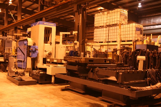 4.3" MITSUBISHI WITH 2 PALLET SHUTTLE , 80 ATC, 79" X 59" X 51" X 19.7"  TRAVELS,  55 X 63 PALLETS, 4TH AXIS, THRU SPINDLE COOLANT