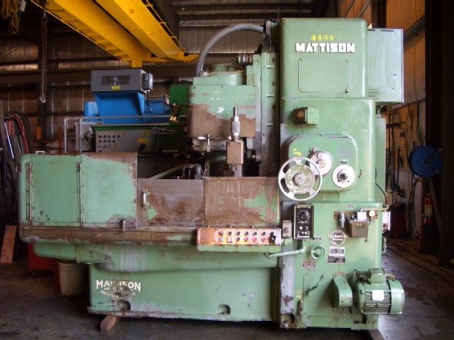 42" MATTISON, 18" VERTICAL, 24" MAGNETIC CHUCK, 75 HP, 4 SPEED TABLE, DRESSER