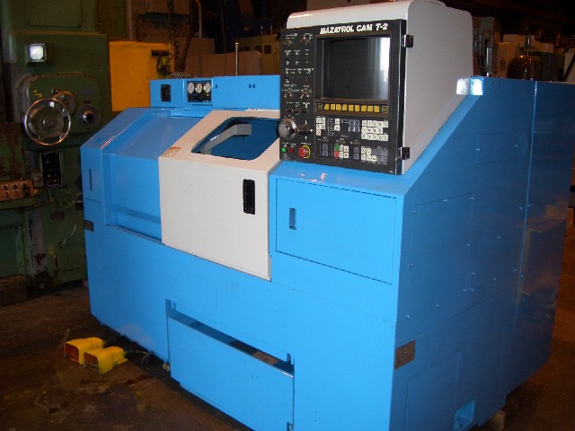 MAZAK QT-15, 17.3" SW, 20" BC, 8" CHUCK, 2.4" BORE, 4000 RPM, 1989, MAZATROL T-2, TOOLEYE, UNDERPOWER