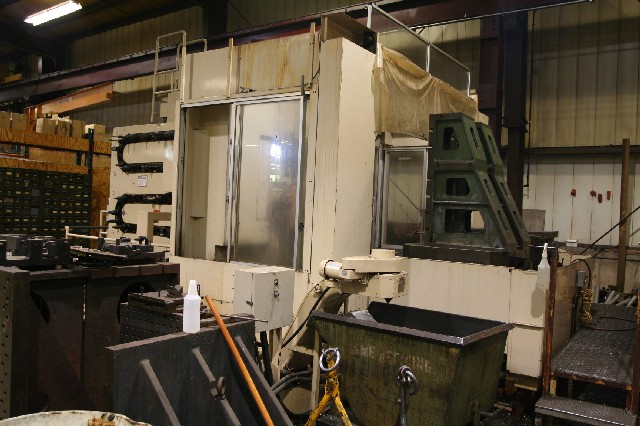 MITSUI SEIKI MODEL HR-6A, 40" PALLETS, 4TH AXIS THRU SPINDLE COOLANT, NEW 1989, 51 X 39 X 39 TRAVELS