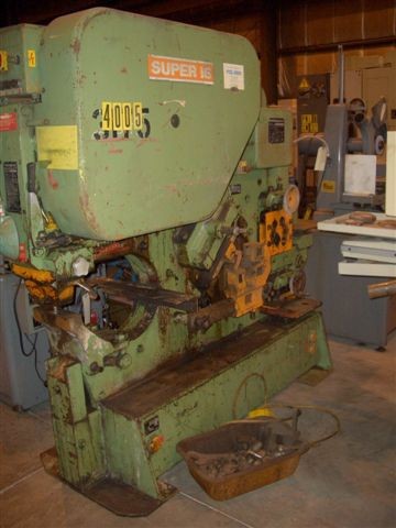 PEDDINGHAUS, MECH., PUNCH, 1977, 88 TON, ANGLE SHEAR, FLAT SHEAR, BAR/SQUARE SHEAR, NOTHCHER