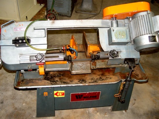 7" x 12" WILTON 3410, 86-260 FPM, 11" FLAT CAP., 6" ROUND CAP., 3/4 HP, 3/4" x 0.032" x 93" BLADE