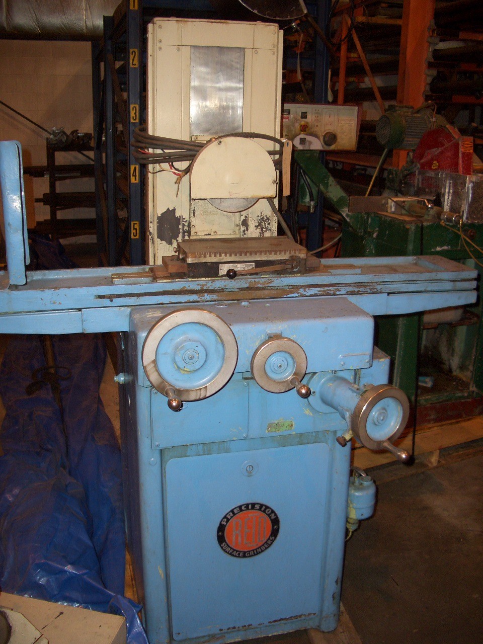 6" x 18" REID, MDL 618HA, 7" CROSS SLIDE, 20" TBL TRVL, 2 HP, 1964
