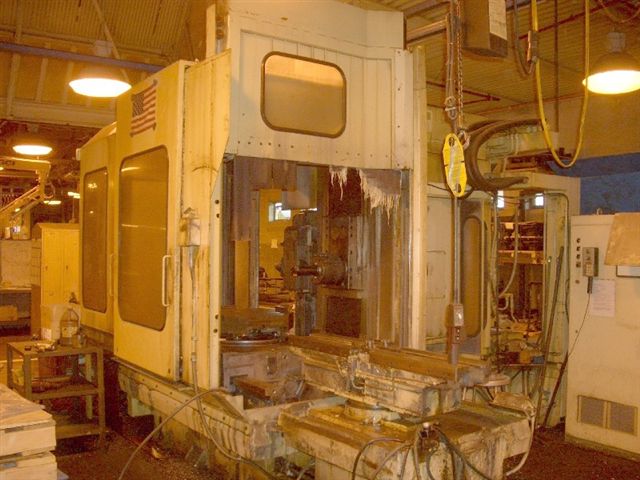 K&T MM600, 40 X 24 X 24 TRAVELS, GEMINI D17 CONTROL, PALLET CHANGER, COOLANT ENCLOSURE, 40 ATC, 30-3000 RPM, 1981