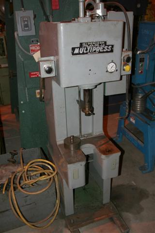 6 TON DENISON, 12" STROKE, DUAL PALMS, HYDRAULIC