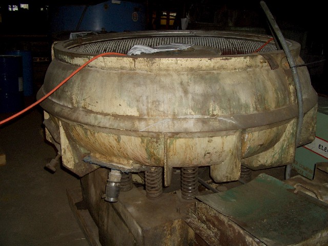 10 CUBIC FOOT AUTOMATED FINISHING, 48" BOWL DIAMETER, 18" DEPTH