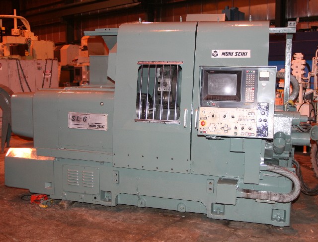 MORI SEIKI SL6A, 1987, FANUC 10T, CHIP CONVEYOR, 18" HYD CHUCK, 1800 RPM