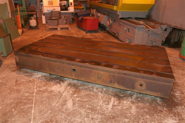 60" X 120" FLOOR PLATE, 14"HIGH, 5 T SLOTS