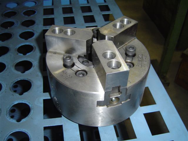 6.5" SAMCHULLY 3 JAW POWER CHUCK, UNUSED, MODEL HS-06, 6000 RPM, CAN REPLACE KITAGAWA B206